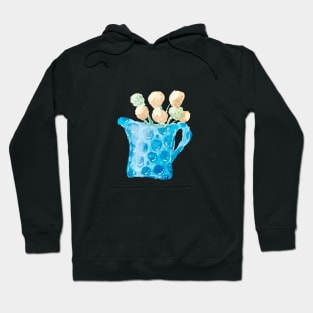 Ceramic jug and billy buttons Hoodie